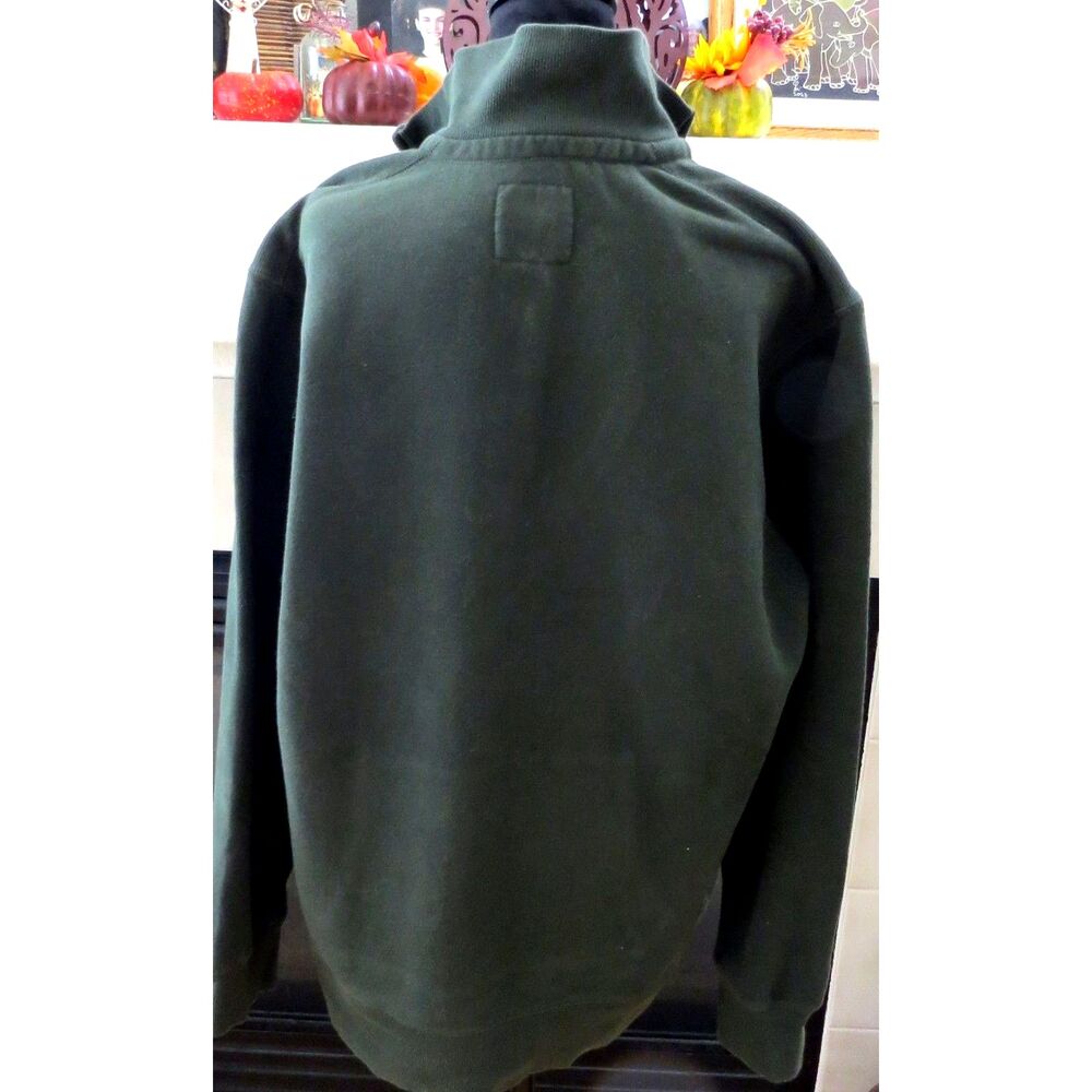 Vintage Men's (or unisex) IZOD luxury Sport Fleece 1/4 zip up shirt EUC Large - Picture 7 of 8
